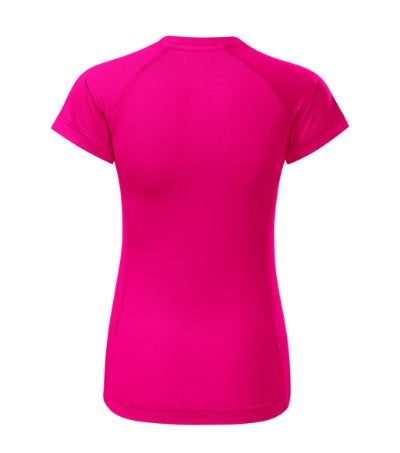 MALFINI DESTINY Women's T-shirt in neon pink - promotional clothing printed with your company logo