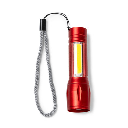 Stamina NUMAN Aluminium torch in red - promotional merchandise printed with your company logo
