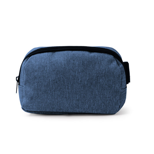 Stamina LAGAX RPET belt bag in heather denim - promotional merchandise printed with your company logo