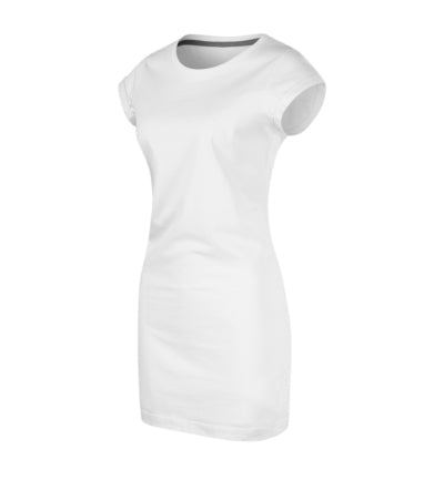 MALFINI FREEDOM Women's dress in white - promotional clothing printed with your company logo