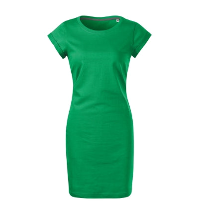 MALFINI FREEDOM Women's dress in kelly green - promotional clothing printed with your company logo
