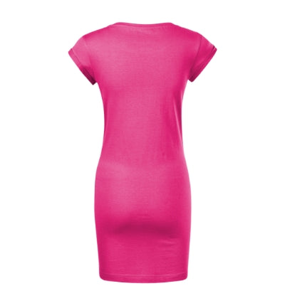 MALFINI FREEDOM Women's dress in magenta - promotional clothing printed with your company logo