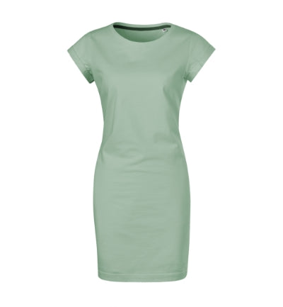 MALFINI FREEDOM Women's dress in sage - promotional clothing printed with your company logo