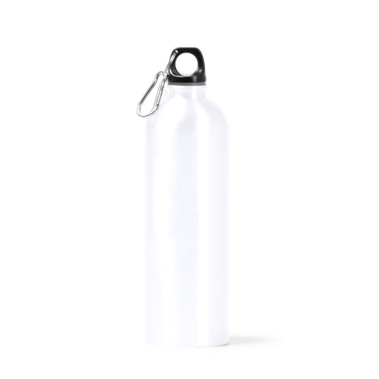 Stamina TOMAK Recycled stainless steel bottle 750 ml in white - promotional merchandise printed with your company logo
