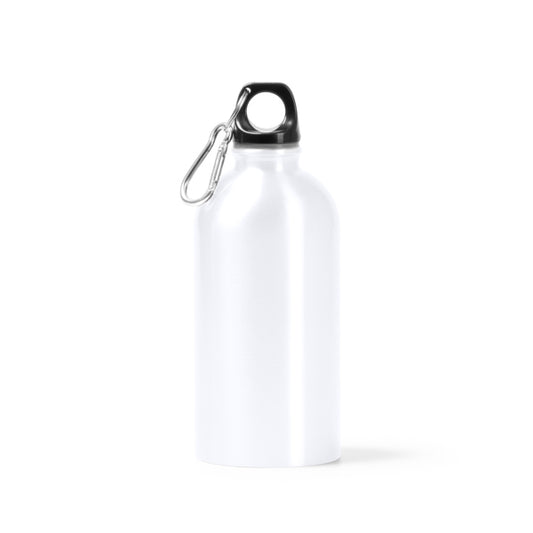 Stamina MIKEL Recycled stainless steel bottle 500 ml in white - promotional merchandise printed with your company logo
