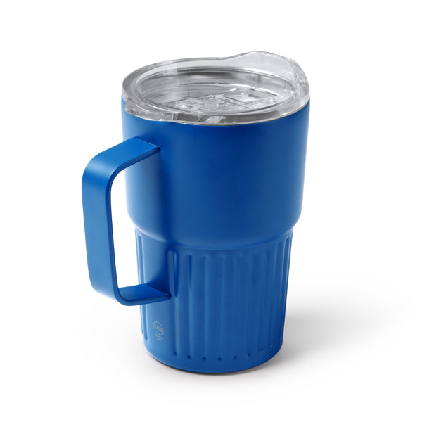 Stamina NUBEX Recycled stainless steel thermal cup 450 ml in white - promotional merchandise printed with your company logo