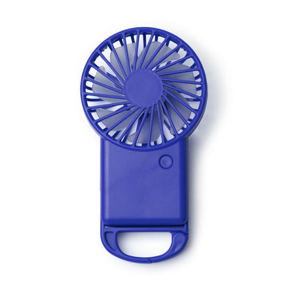 Stamina GIZA Recycled ABS hand fan in royal blue - promotional merchandise printed with your company logo