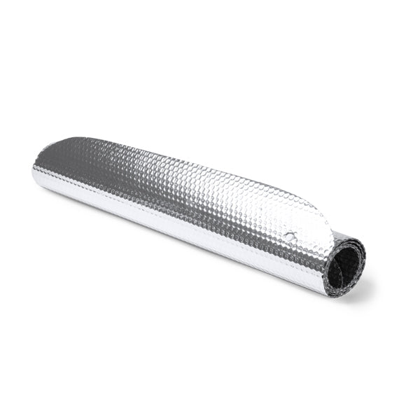 Stamina FERVE Bubble sunshade for the car in silver - promotional merchandise printed with your company logo