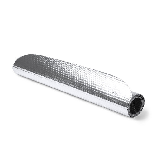 Stamina FERVE Bubble sunshade for the car in silver - promotional merchandise printed with your company logo