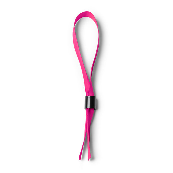 Stamina RAVE Adjustable polyester bracelet in fuchsia - promotional merchandise printed with your company logo