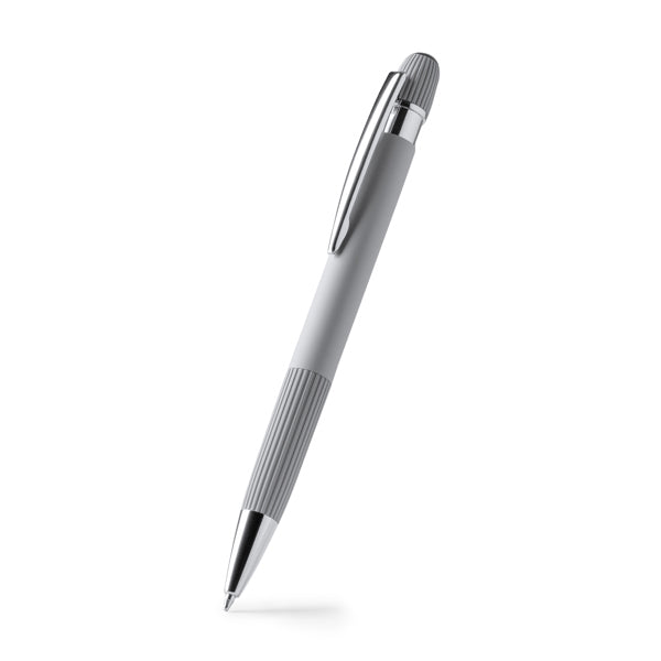 Stamina ENDRIK Recycled aluminium ball pen in white - promotional merchandise printed with your company logo