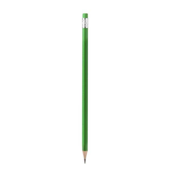Stamina TRALEM Round wooden pencil in fern green - promotional merchandise printed with your company logo