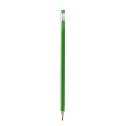 Stamina TRALEM Round wooden pencil in fern green - promotional merchandise printed with your company logo