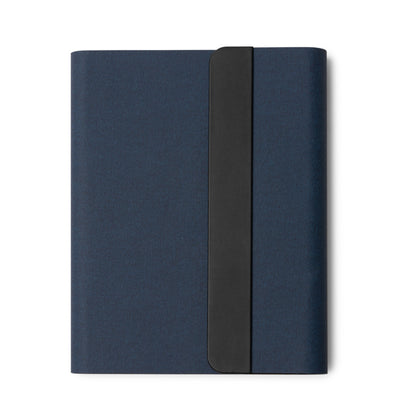 Stamina SABIX RPET multifunction folder A5 in navy blue - promotional merchandise printed with your company logo