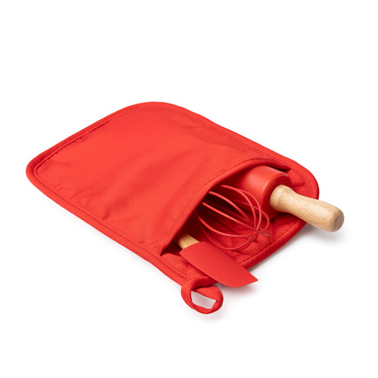 Stamina GINGER Polyester gift set in red - promotional merchandise printed with your company logo