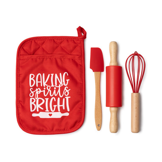 Stamina GINGER Polyester gift set in red - promotional merchandise printed with your company logo