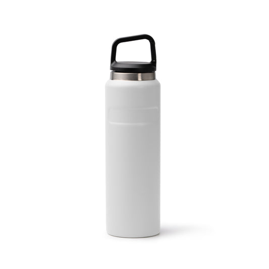 Stamina BOIX Recycled stainless steel thermal bottle in white - promotional merchandise printed with your company logo