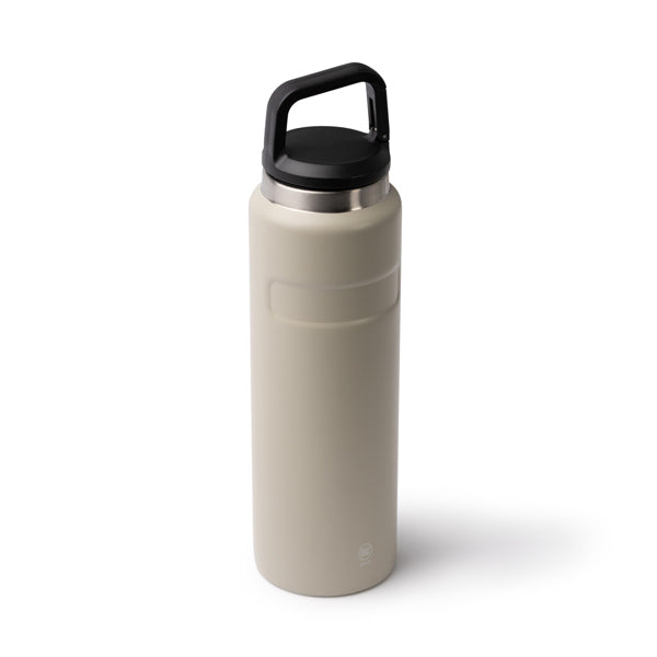 Stamina BOIX Recycled stainless steel thermal bottle in white - promotional merchandise printed with your company logo