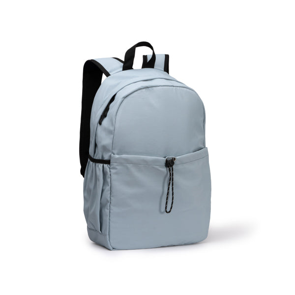 Stamina LUGO Soft nylon backpack in black - promotional merchandise printed with your company logo