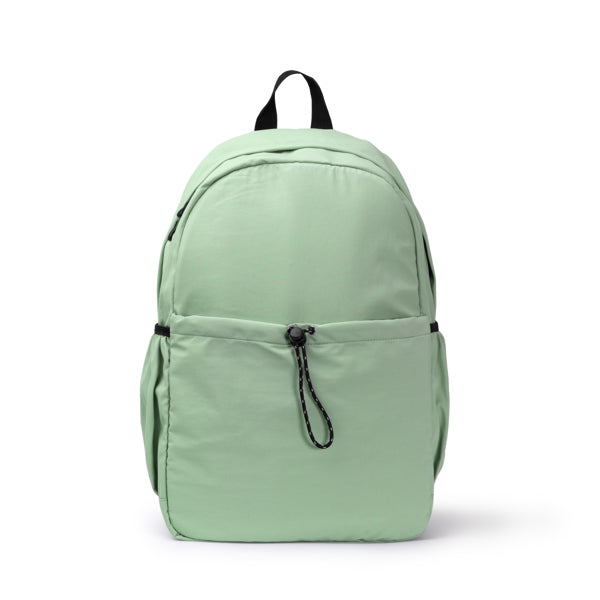 Stamina LUGO Soft nylon backpack in mist green - promotional merchandise printed with your company logo