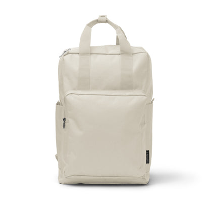 Stamina LEVIX RPET backpack in beige - promotional merchandise printed with your company logo