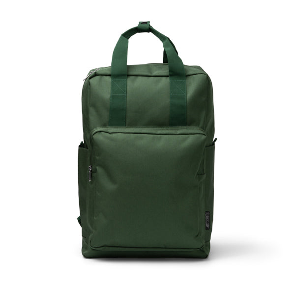 Stamina LEVIX RPET backpack in dark green - promotional merchandise printed with your company logo