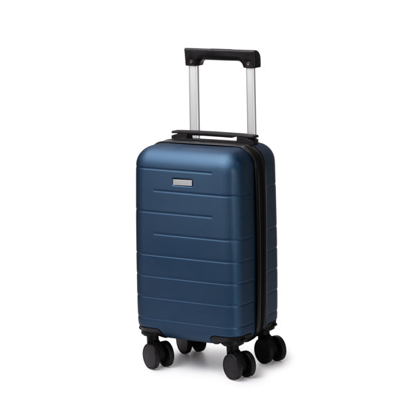 Stamina VIGO ABS suitcase in black - promotional merchandise printed with your company logo
