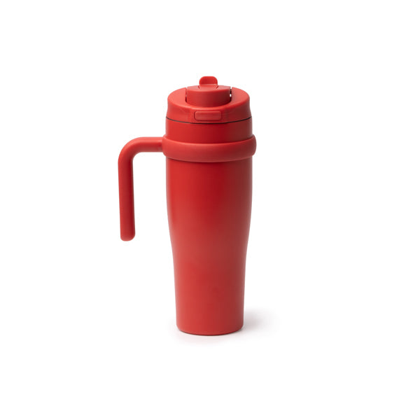 Stamina KALAM Recycled stainless steel thermal cup 900 ml in red - promotional merchandise printed with your company logo