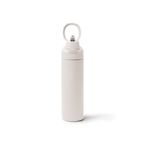 Stamina KELIS Recycled stainless steel thermal bottle in white - promotional merchandise printed with your company logo