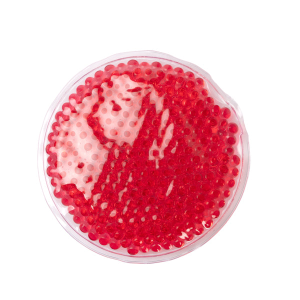 Stamina GELOX Gel bead patch for hot and cold application in red - promotional merchandise printed with your company logo