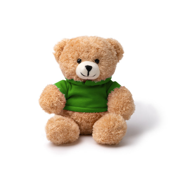 Stamina JAZZ Polyester plush teddy bear in fern green - promotional merchandise printed with your company logo