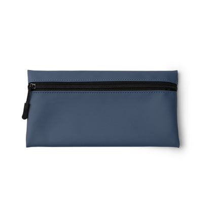 Stamina SELVAX PU pencil case in navy blue - promotional merchandise printed with your company logo