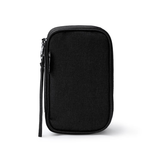 Stamina LOKY RPET travel organiser in black - promotional merchandise printed with your company logo