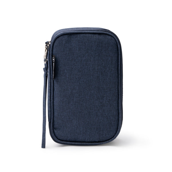 Stamina LOKY RPET travel organiser in heather denim - promotional merchandise printed with your company logo