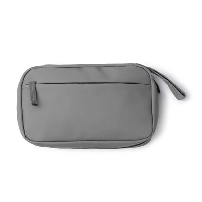 Stamina DULAC PU leather travel organiser in grey - promotional merchandise printed with your company logo