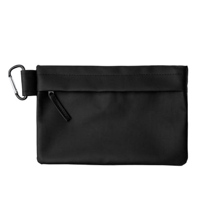 Stamina MADISON PU leather pencil case in black - promotional merchandise printed with your company logo
