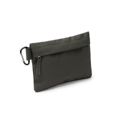 Stamina MADISON PU leather pencil case in black - promotional merchandise printed with your company logo