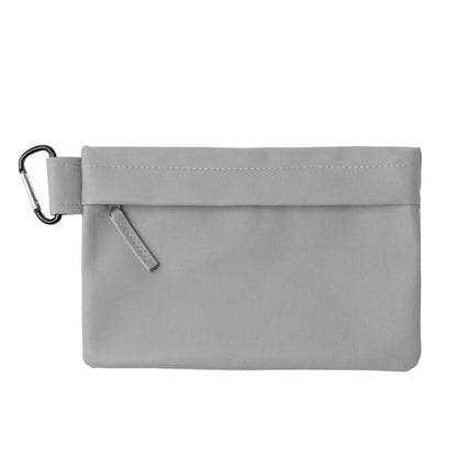 Stamina MADISON PU leather pencil case in grey - promotional merchandise printed with your company logo