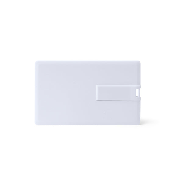 Stamina DATIS Plastic USB flash drive in white - promotional merchandise printed with your company logo