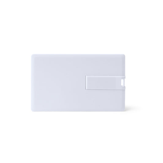 Stamina DATIS Plastic USB flash drive in white - promotional merchandise printed with your company logo