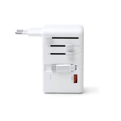 Stamina NEXAR High quality polycarbonate charger in white - promotional merchandise printed with your company logo