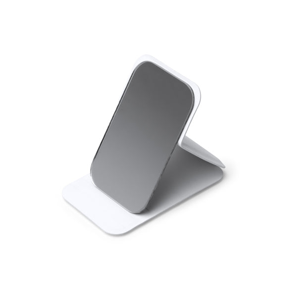 Stamina SUSAN PU mirror in white - promotional merchandise printed with your company logo