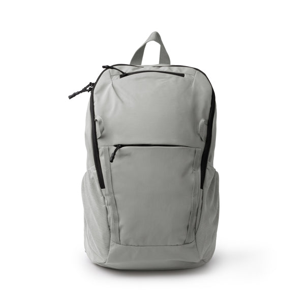 Stamina VERMONT 280D taslon nylon backpack in grey - promotional merchandise printed with your company logo