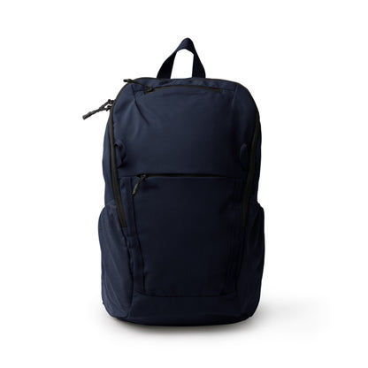 Stamina VERMONT 280D taslon nylon backpack in navy blue - promotional merchandise printed with your company logo
