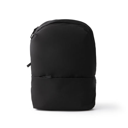 Stamina DAKOTA 150D polyester backpack in black - promotional merchandise printed with your company logo