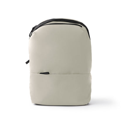 Stamina DAKOTA 150D polyester backpack in beige - promotional merchandise printed with your company logo