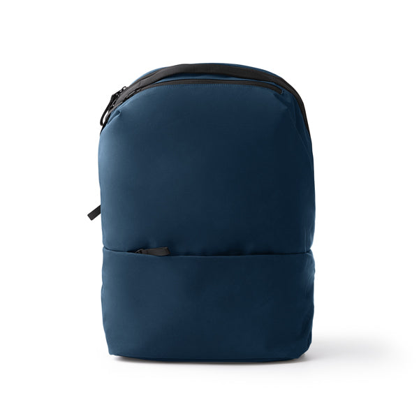 Stamina DAKOTA 150D polyester backpack in navy blue - promotional merchandise printed with your company logo