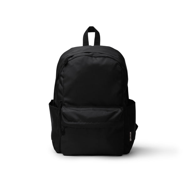 Stamina TOMIN Recycled nylon backpack in black - promotional merchandise printed with your company logo