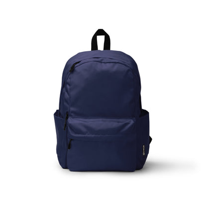 Stamina TOMIN Recycled nylon backpack in navy blue - promotional merchandise printed with your company logo