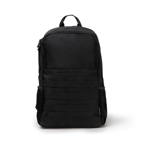 Stamina BUFALO RPET backpack in black - promotional merchandise printed with your company logo